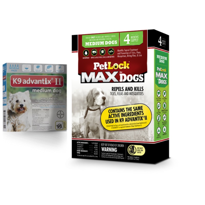 PetLock MAX Flea & Tick Treatment for Dogs 11-20 Lbs