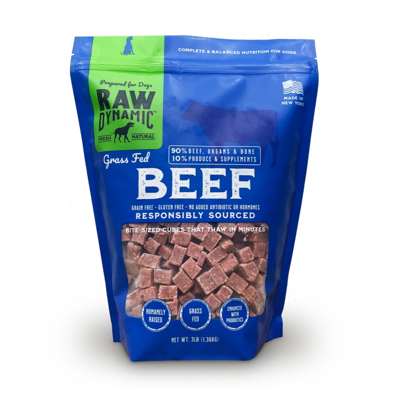 Raw Dynamic Frozen Beef Dog Food