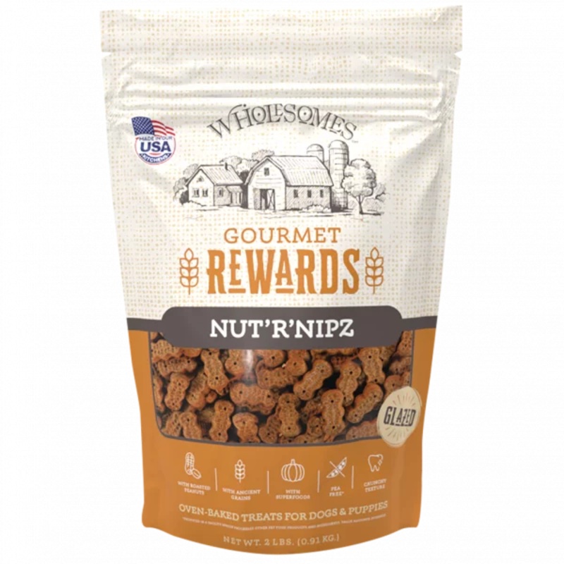 SPORTMiX Wholesomes Gourmet Rewards Nut’R’Nipz Dog Treats