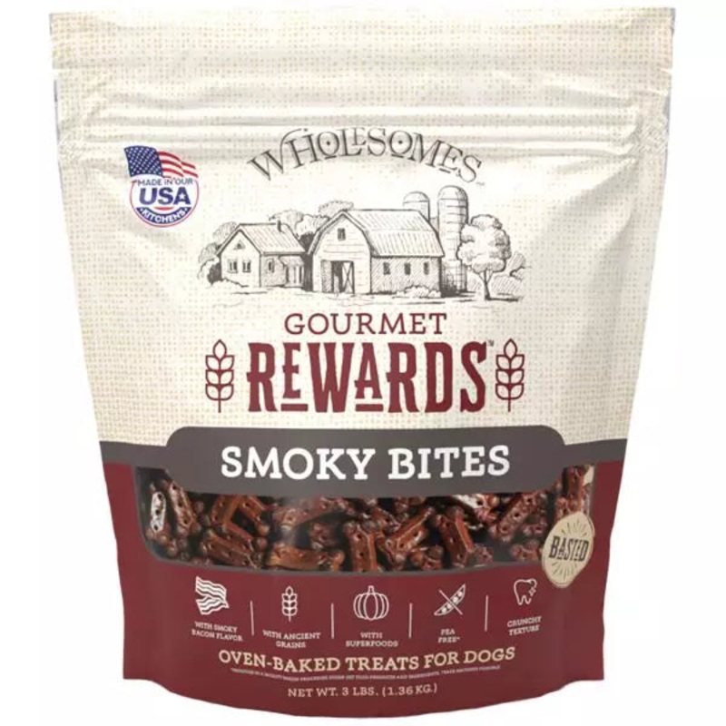 SPORTMiX Wholesomes Rewards Smoky Bites Dog Treats