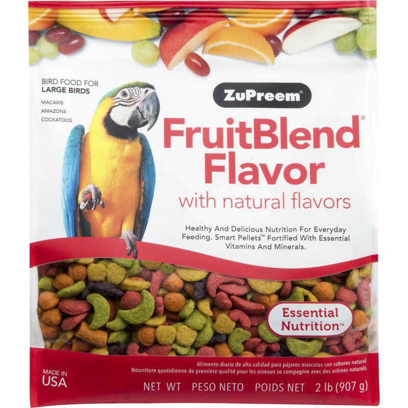 Zupreem FruitBlend with Natural Flavors Large Bird Food