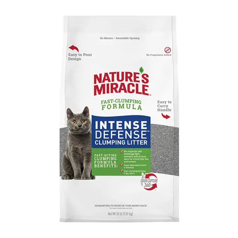 Nature’s Miracle Intense Defense Clumping Cat Litter