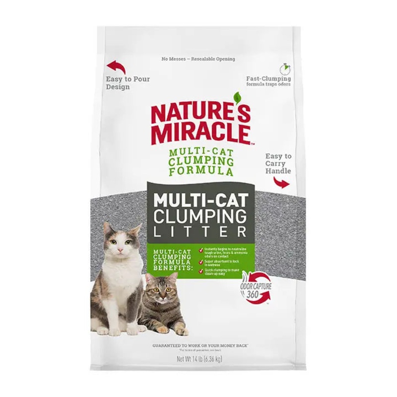 Nature’s Miracle Multi-Cat Clumping Clay Litter