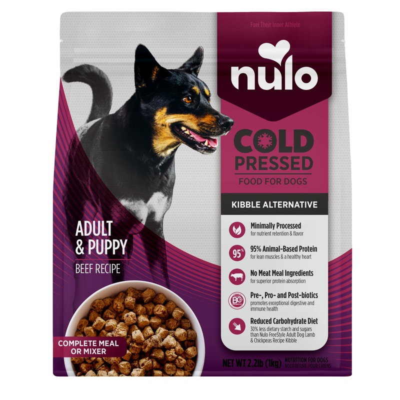 Nulo Cold Pressed Meals Beef Formula Dog Food
