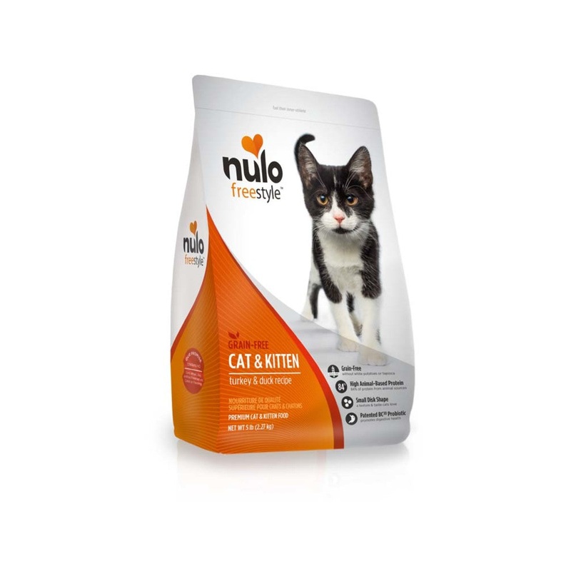 Nulo Freestyle Grain-Free Turkey & Duck Dry Cat and Kitten Food