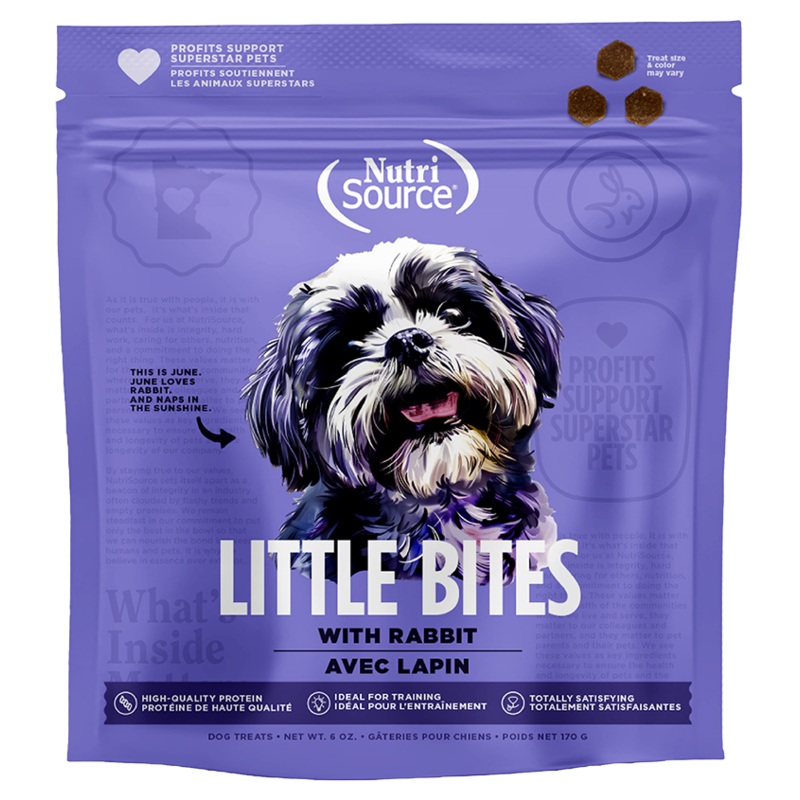 NutriSource Little Bites with Rabbit Dog Training Treat