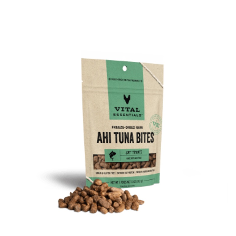 Vital Essentials Freeze-Dried Ahi Tuna Bites Cat Treats