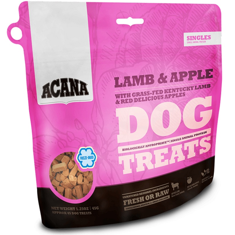 ACANA Singles Grain Free Limited Ingredient Diet Lamb and Apple Formula Dog Treats