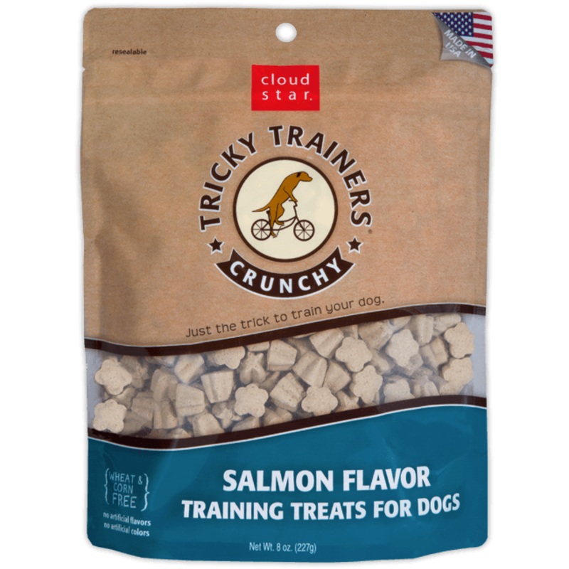 Cloud Star Crunchy Tricky Trainers Salmon Dog Treats