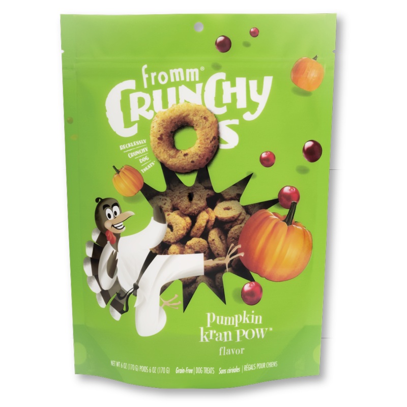 Fromm Crunchy O’s Grain Free Pumpkin Kran Pow Dog Treats