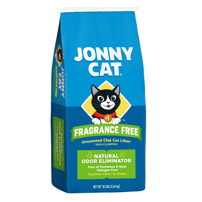 Jonny Cat Fragrance Free Unscented Clay Cat litter