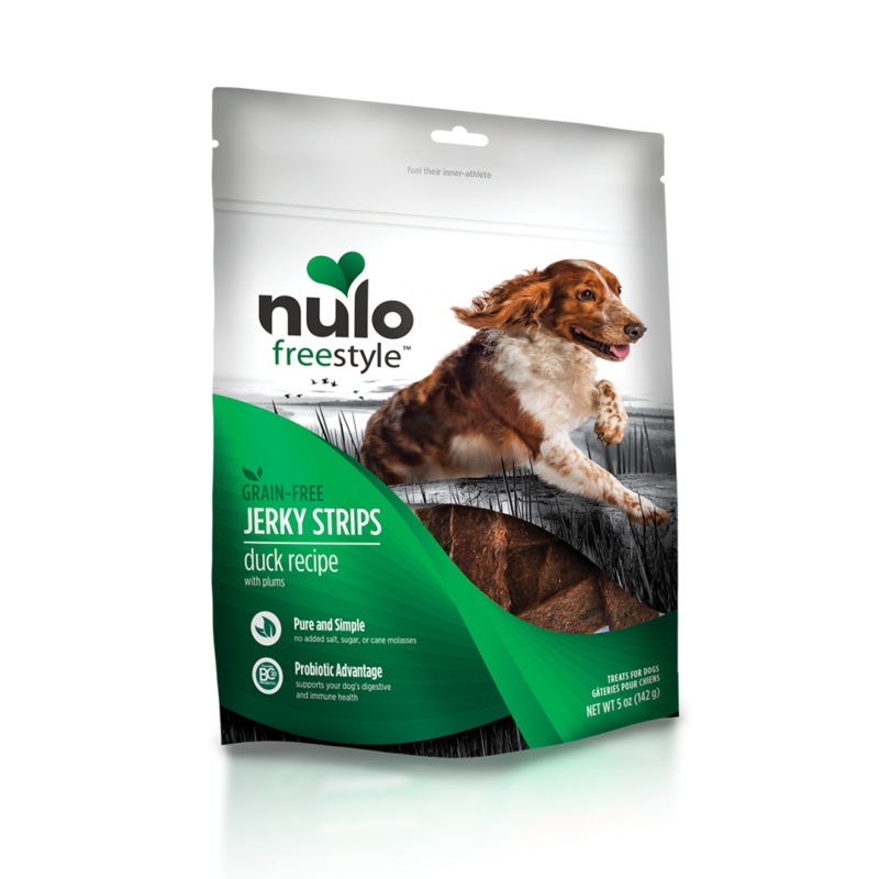 Nulo Freestyle Grain Free Duck & Plum Recipe Jerky Dog Treats