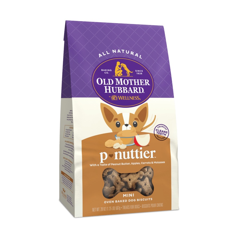 Old Mother Hubbard Crunchy Classic Natural P-Nuttier Mini Biscuits Dog Treats