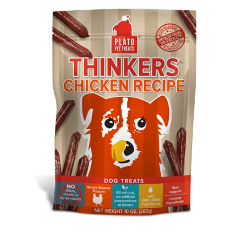 Plato New Thinkers Chicken Sticks Dog Treats