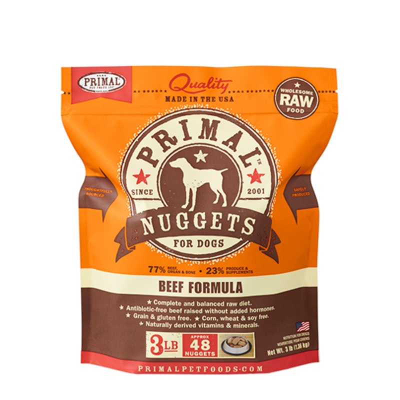 Primal Frozen Raw Beef Formula for Dog