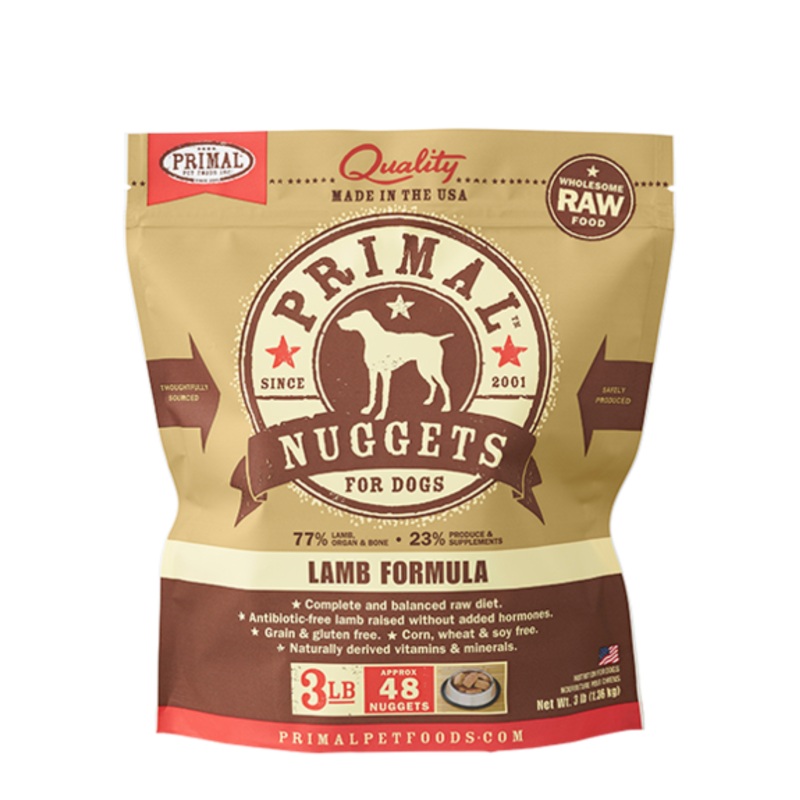 Primal Frozen Raw Lamb Formula  for Dog