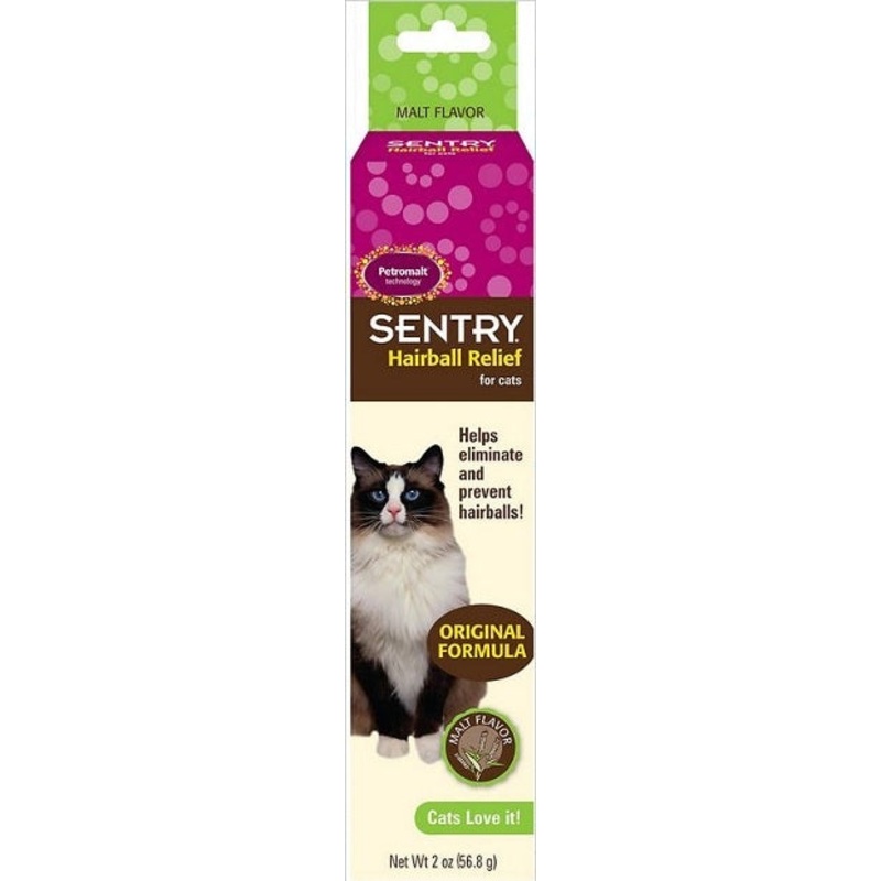 Sentry Malt Flavor Hairball Treatment for Cats