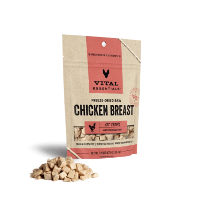 Vital Essentials Freeze-Dried Chicken Breast Cat Treats