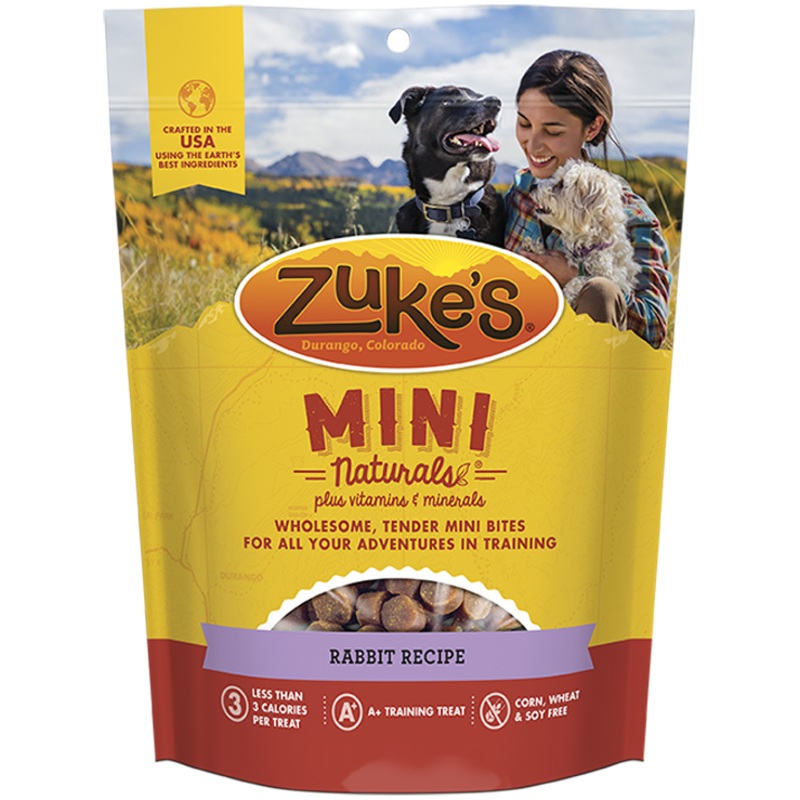 Zukes Mini Naturals Rabbit Dog Treats
