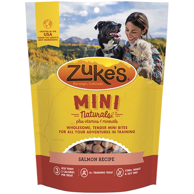 Zukes Mini Naturals Salmon Dog Treats