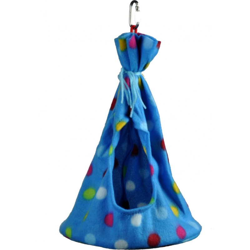 A & E Happy Beaks Fleece Teepee Bird Nest