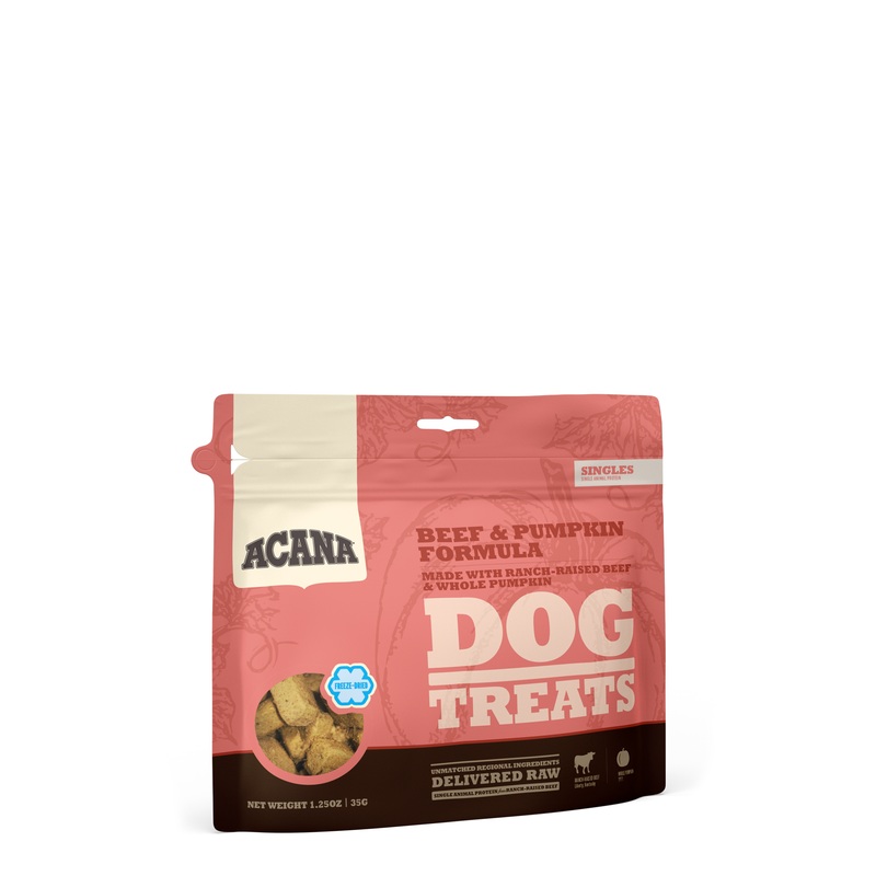 Acana Singles Beef & Pumpkin Freeze Dried Dog Treats