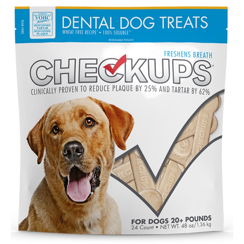 Checkups Dental Dog Treats|48-oz