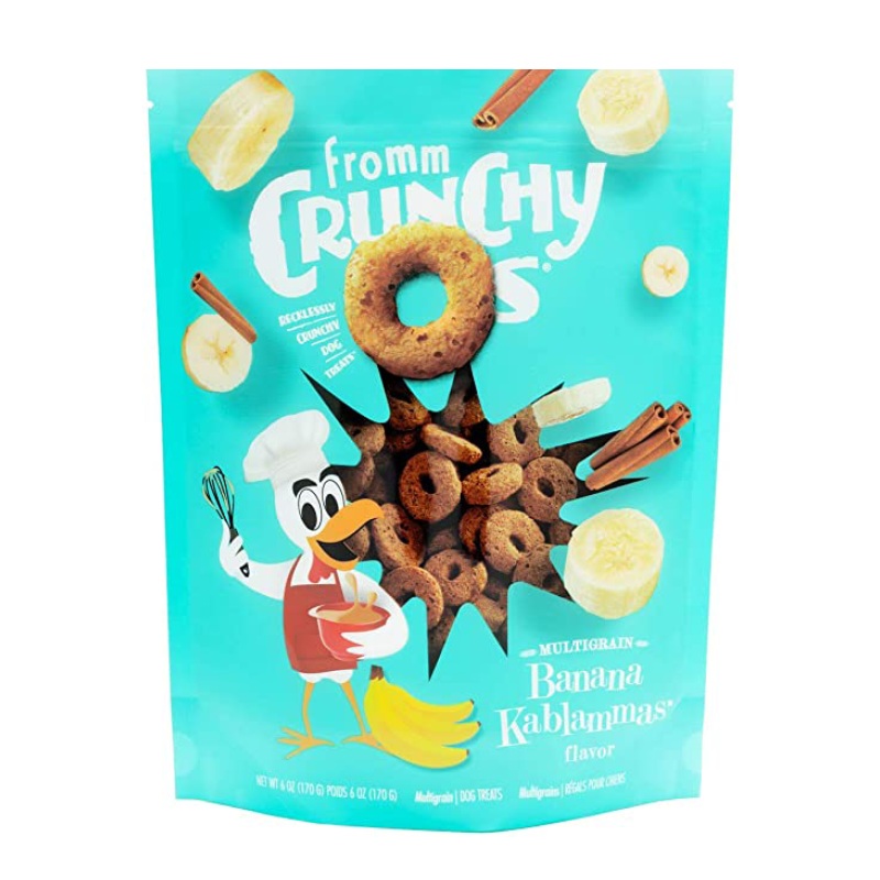 Fromm Crunchy O’s Banana Kablammas Flavor Dog Treats