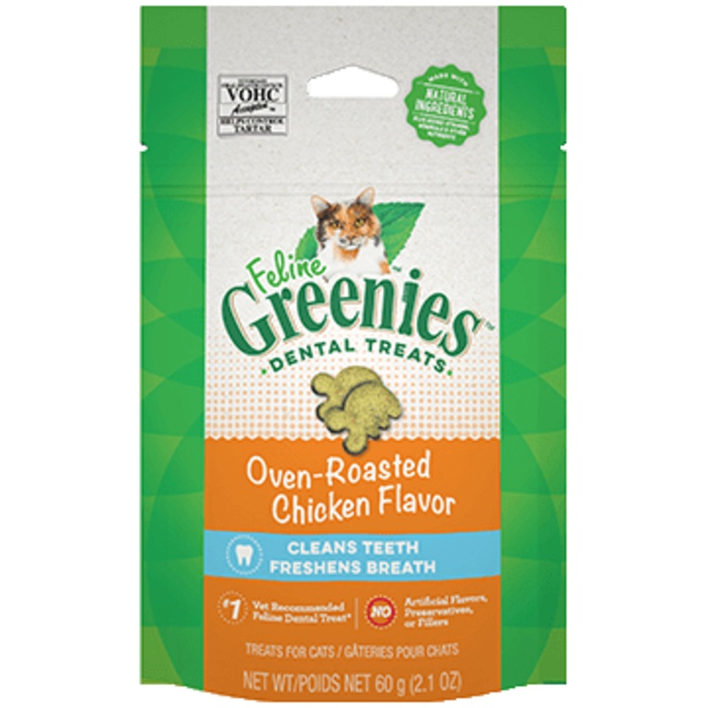 Greenies Oven Roasted Chicken Dental Cat Treats