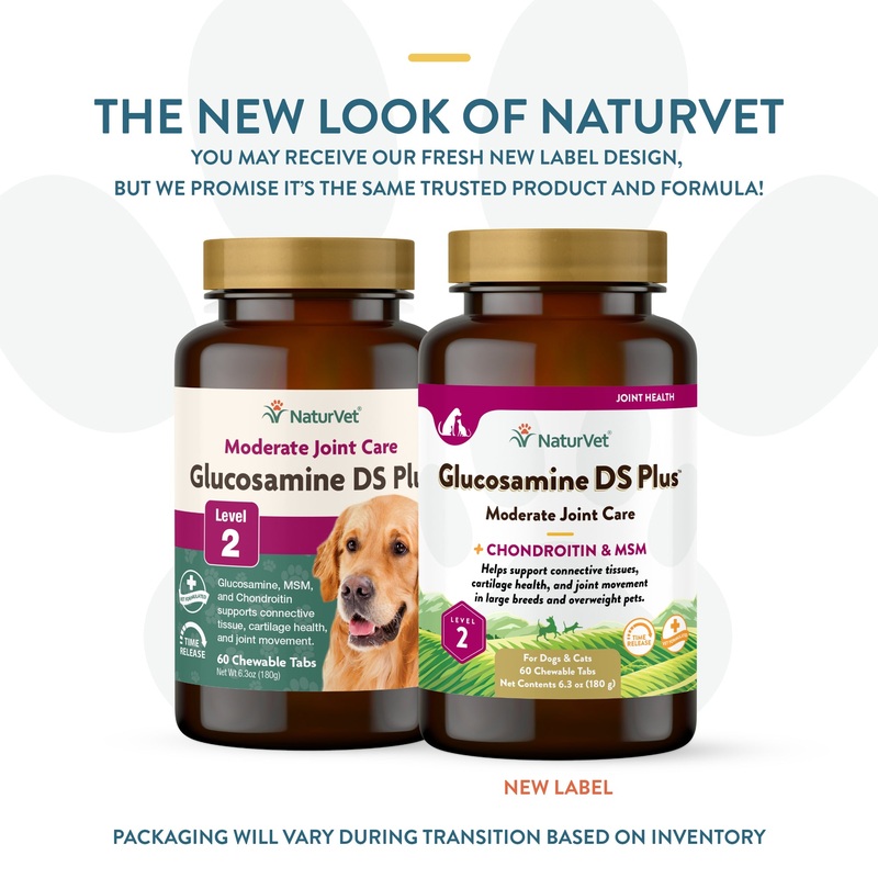 NaturVet Glucosamine DS Plus Level 2 Chewable Tablets
