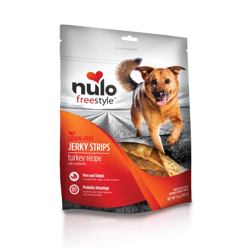 Nulo Freestyle Grain Free Turkey with Cranberries Recipe Jerky Dog Treats