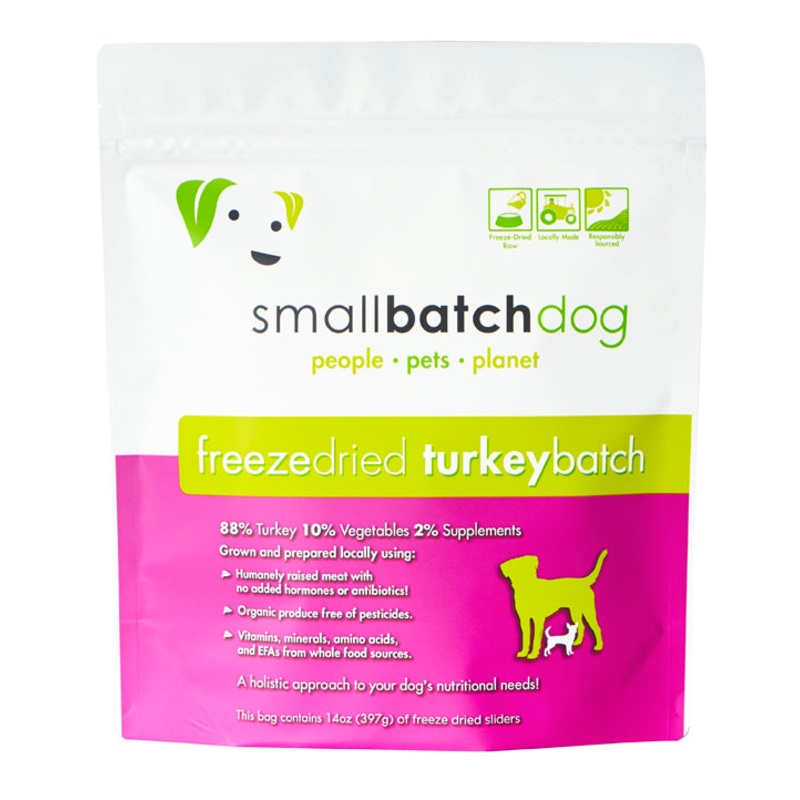 SmallBatch Freeze Dried Turkey Dog Food