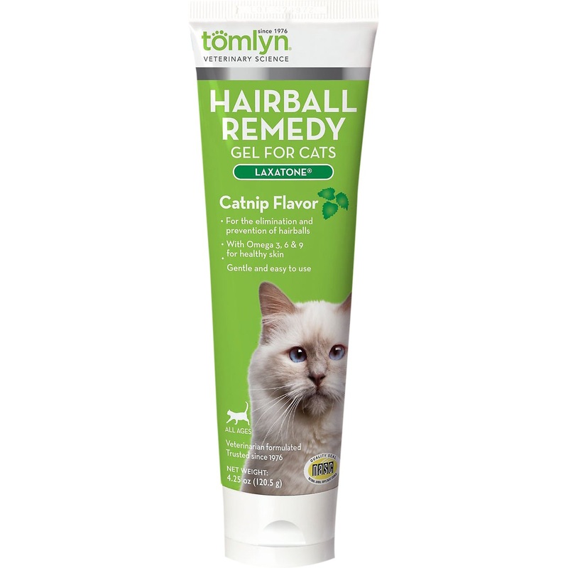 Tomlyn Hairball Remedy Gel for cats Catnip Flavor