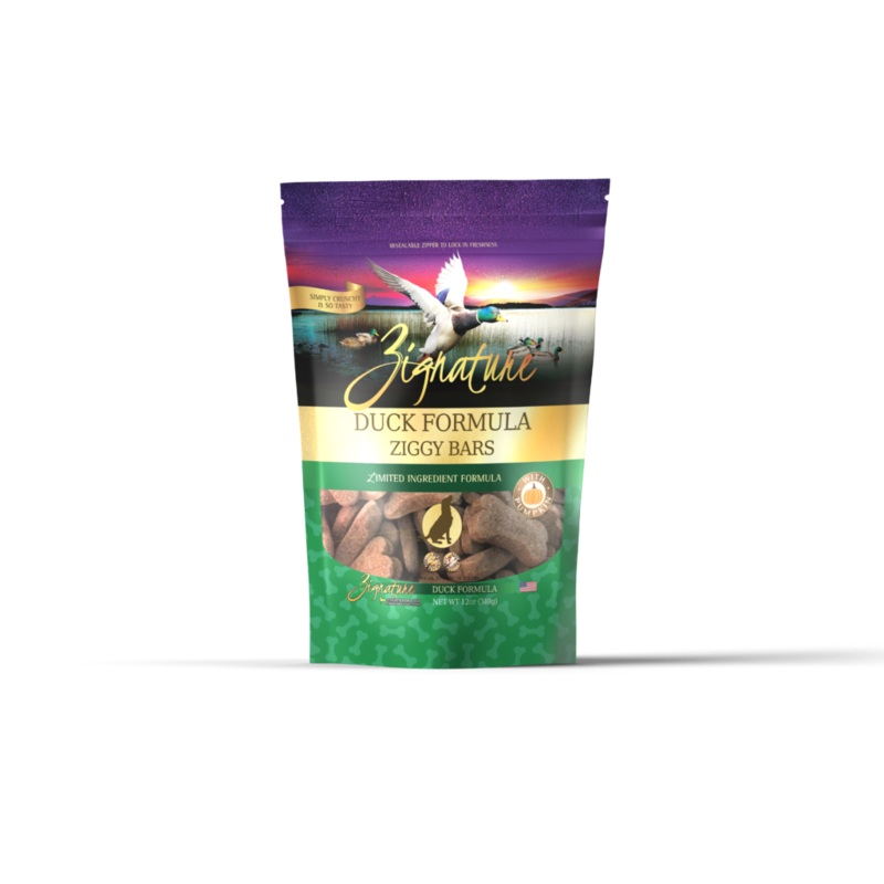Zignature Ziggy Bars Duck Dog Treats