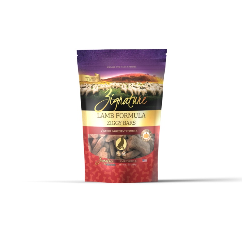 Zignature Ziggy Bars Lamb Dog Treats