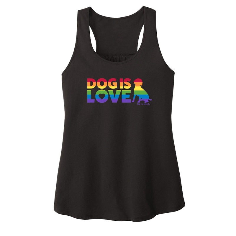 Dog is Love Pride Tank Top|2X Large