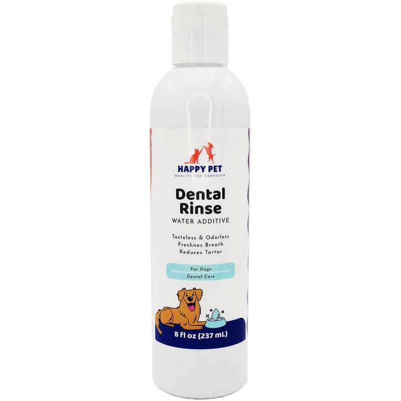 Happy Pet Dental Rinse Water Additive for Dogs