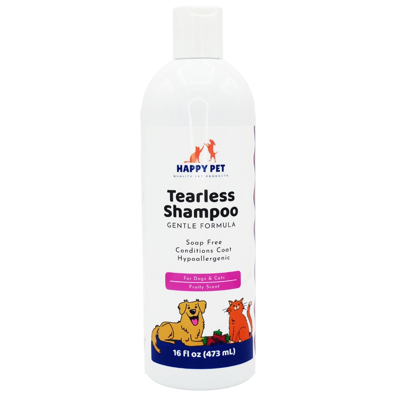 Happy Pet Gentle & Tearless Shampoo Fruity Scented for Dogs & Cats