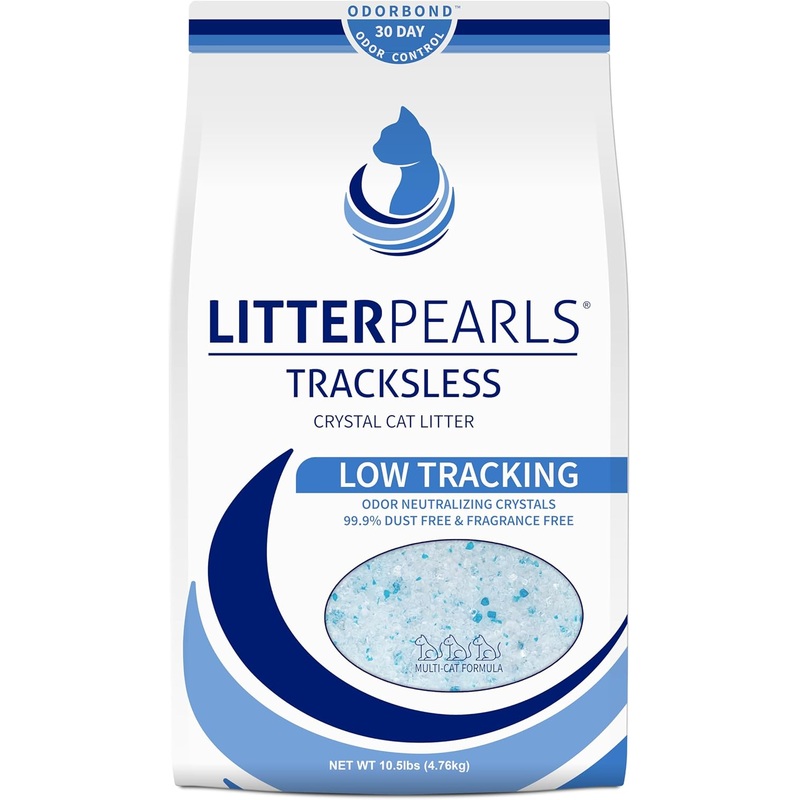 Litter Pearls Tracksless Unscented Non-Clumping Crystal Cat Litter