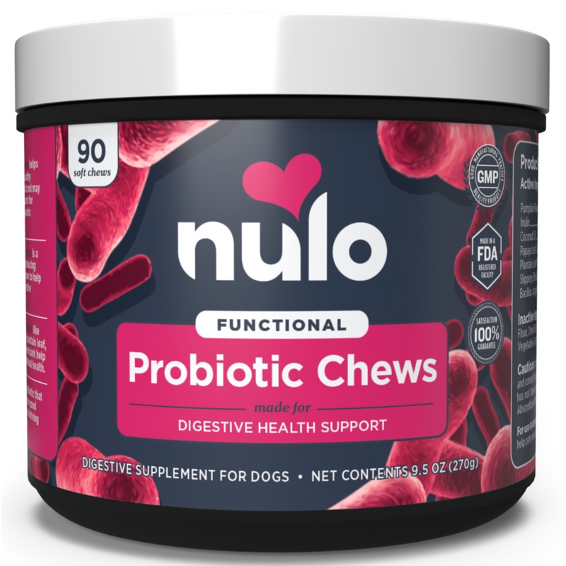 Nulo Functional Probiotic Soft Chew Supplements For Dogs