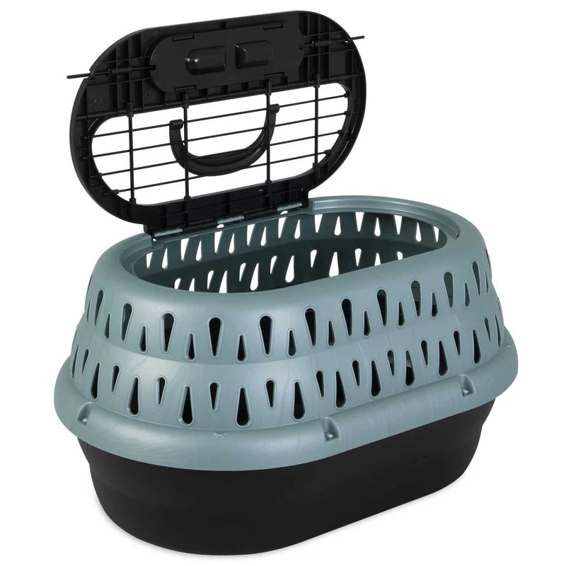 Petmate Top Load Cat Kennel|Pearl Green Frost