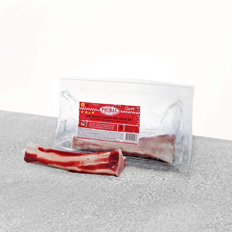 Primal Frozen Raw Bison Marrow Bones for Dogs