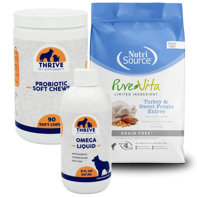 Skin & Coat Health Dog Bundle|12 lb|25 lb|4 lb