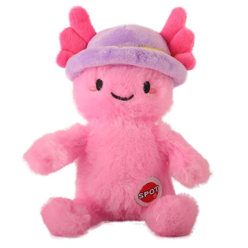 Spot Axolotl With Hat Plush Dog Toy