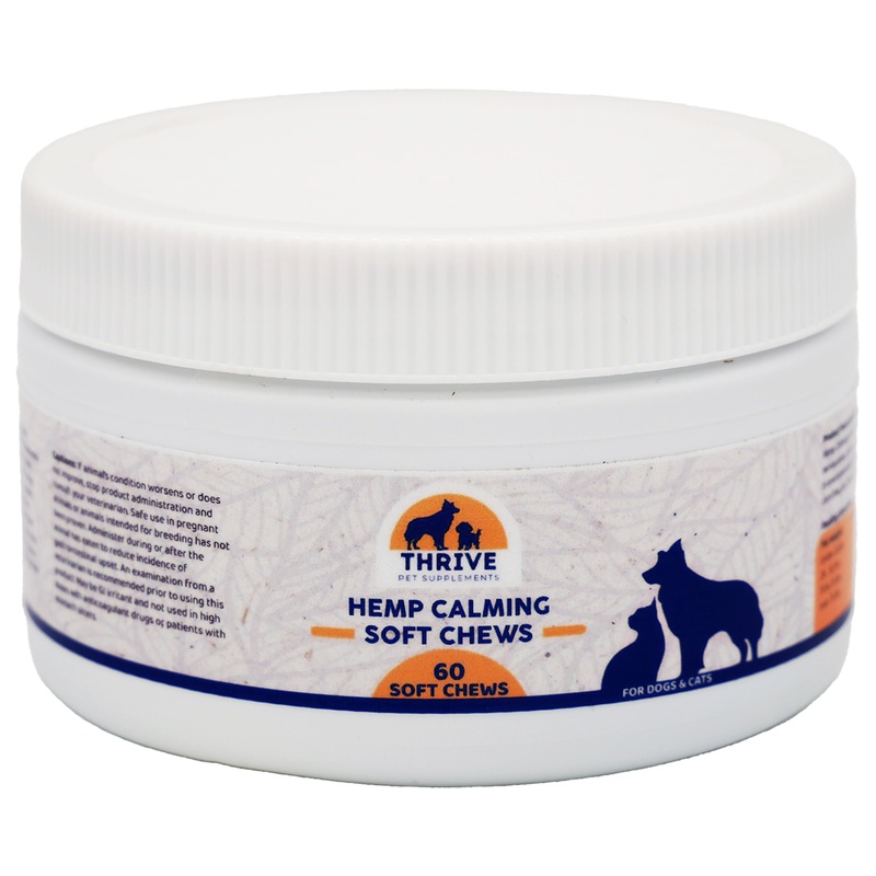 Thrive Pet Supplements Hemp Calming Soft Chews for Dogs & Cats