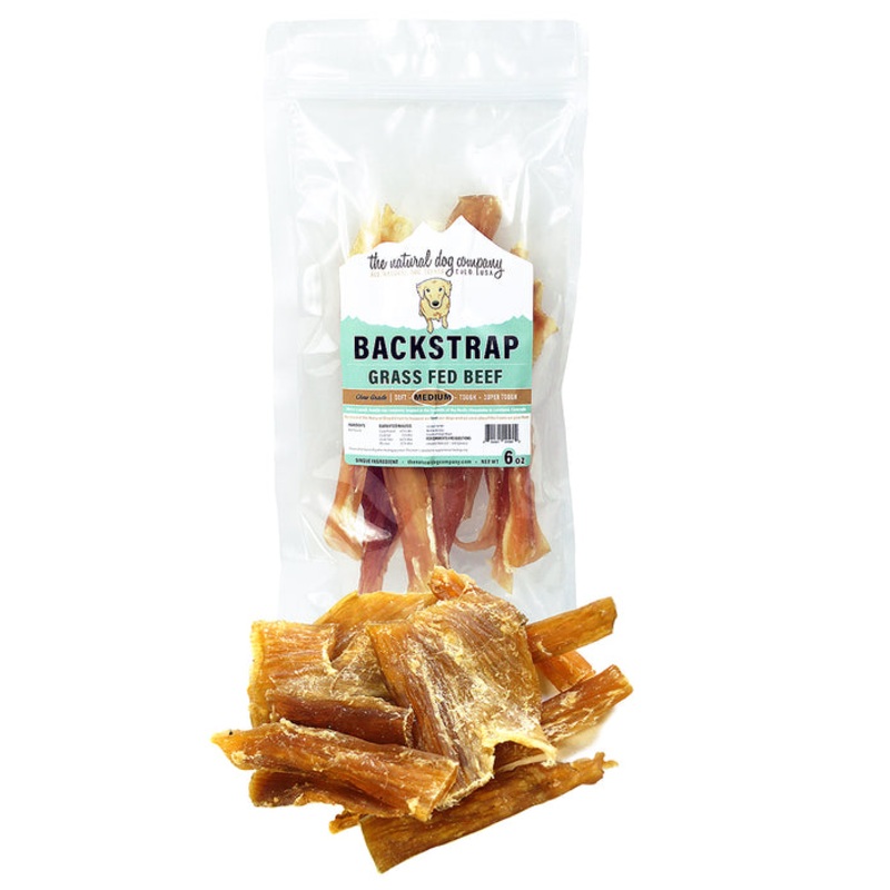 Tuesday’s Natural Dog Company Beef Backstrap Dog Treat