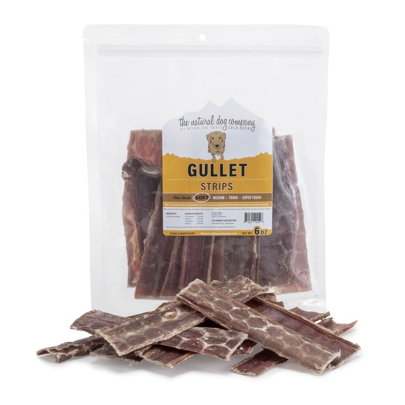 Tuesday’s Natural Dog Company Beef Gullet Strips Dog Treat