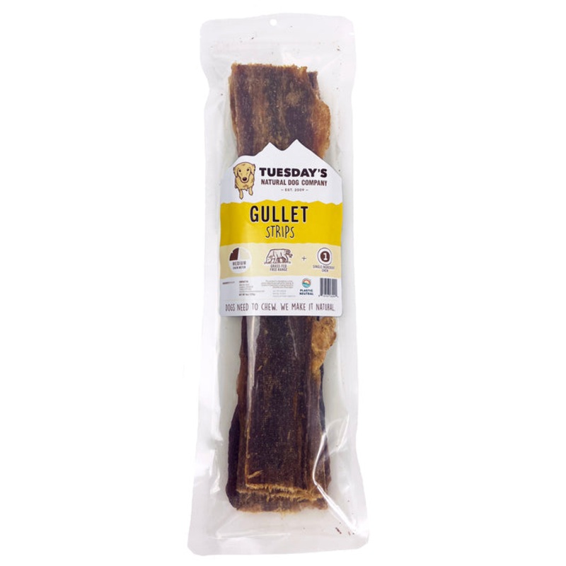 Tuesday’s Natural Dog Company Gullet Strips Dog Treats