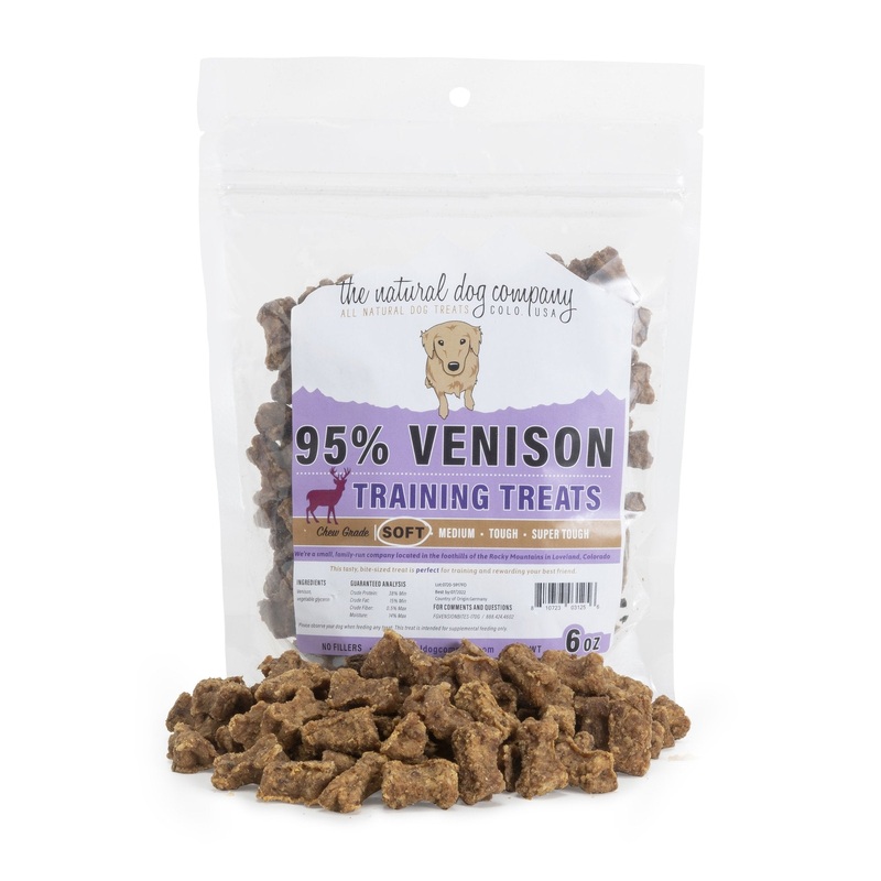 Tuesday’s Natural Dog Company Venison Dog Training Treats