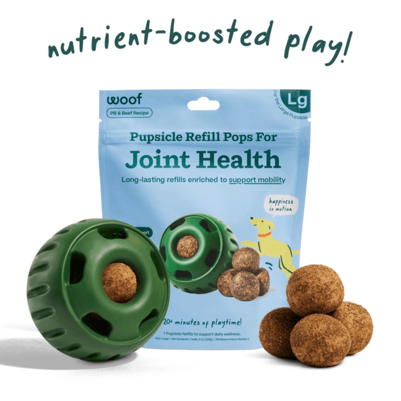 Woof Pupsicle Hip & joint Pops Recipe Dog Treat
